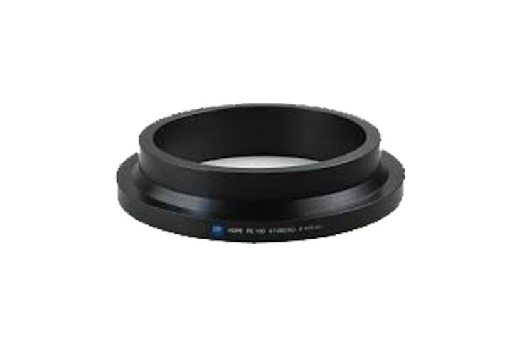 HDPE pipe short neck isolated on white background